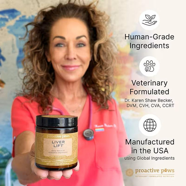 [ NEW! ] Proactive Paws Liver Lift (45g) by Dr Karen Becker