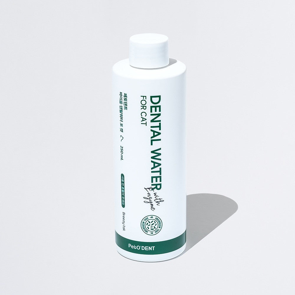 PetO'DENT Biome Dental Water for Cats 250ml - Biome-based oral water additive for cats only