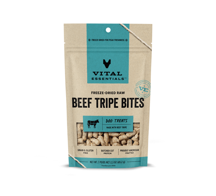 Vital Essentials® Freeze-Dried Beef Tripe Bites Dog Treats, 2.3 oz