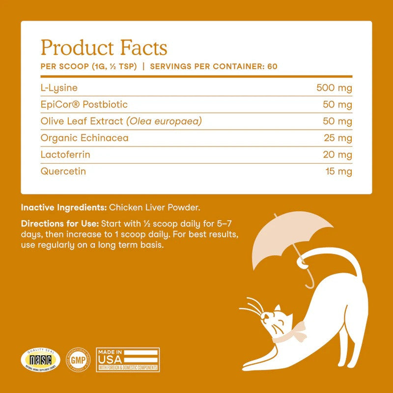 [NEW!] Fera Pets L-Lysine Immune Support for Cats (60g)