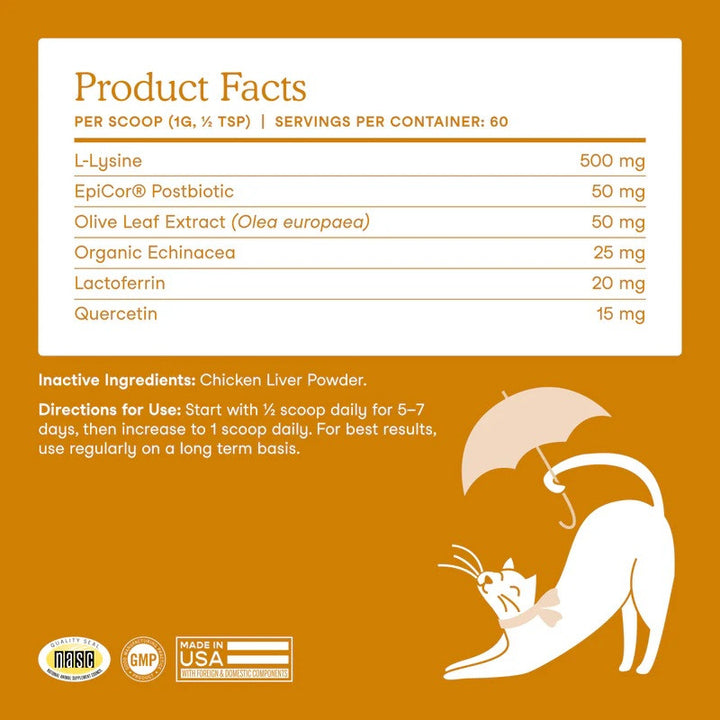 [NEW!] Fera Pets L-Lysine Immune Support for Cats (60g)