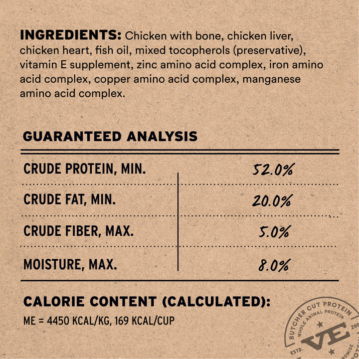 [NEW!] Vital Essentials Freeze Dried Raw Soft Nibs Food for Cats 12oz - Chicken (new value size)