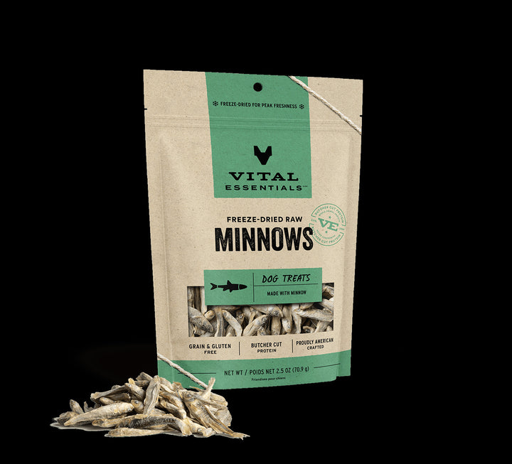 Vital Essentials® Freeze-Dried Minnows Dog Treats 1oz / 2.5oz