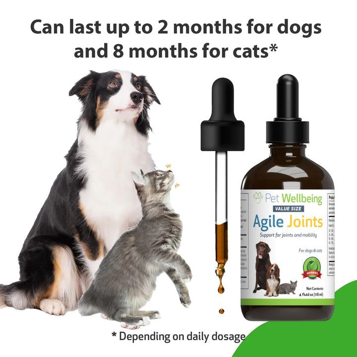 Pet Wellbeing - Agile Joints - for Dog and Cat Joint Mobility