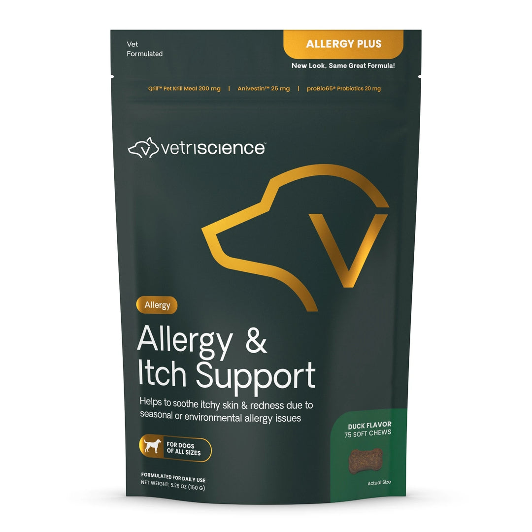 VetriScience Allergy & Itch Support for Dogs (60 chews), formally VetriScience Allergy Plus Immune Supplement for Dogs
