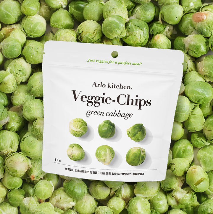 Arlo Kitchen Veggie and Fruit Chips Treats for Dogs (Made in Korea)