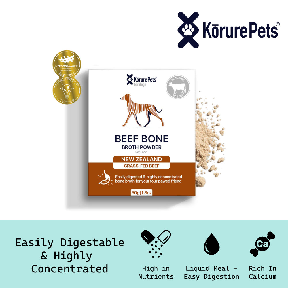 Kōrure Pets Dog Beef Bone Broth - 50g Powder