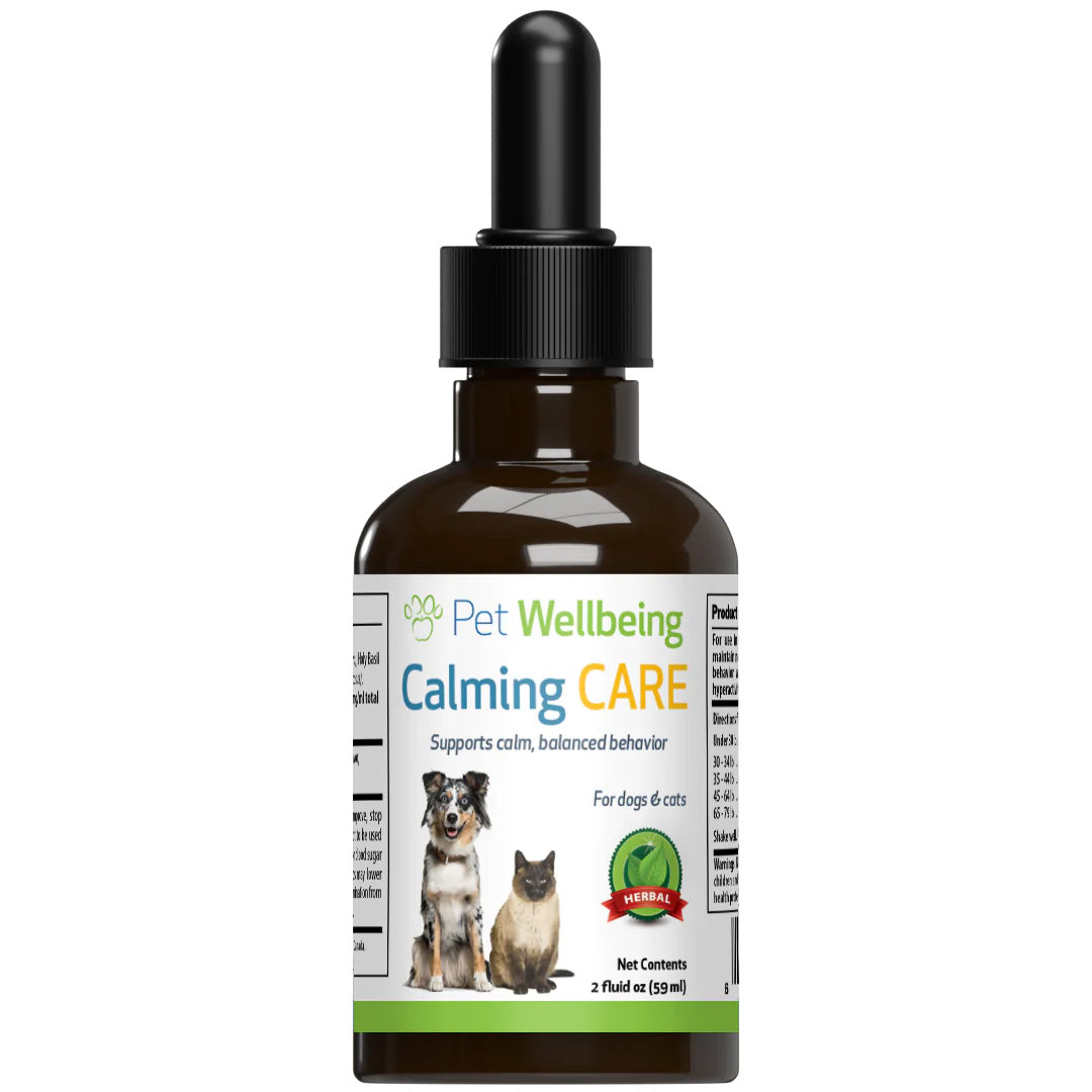 Pet Wellbeing - Calming Care - for Cat & Dog Anxious Behavior (2fl oz / 4fl oz)