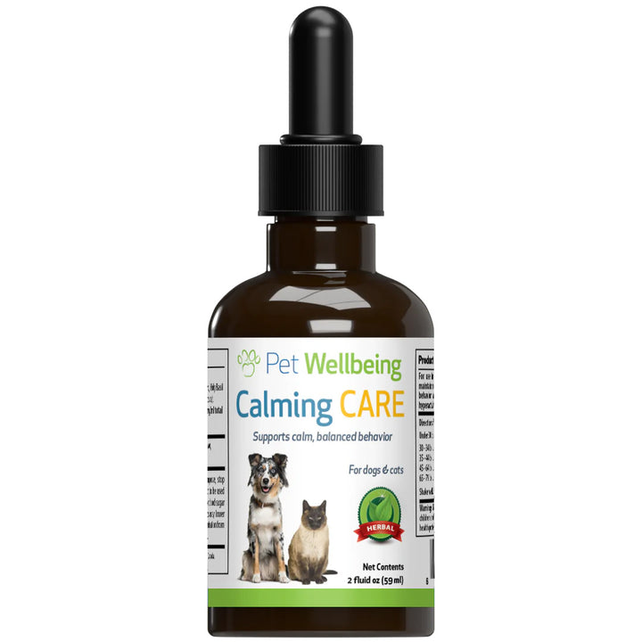 Pet Wellbeing - Calming Care - for Cat & Dog Anxious Behavior (2fl oz / 4fl oz)