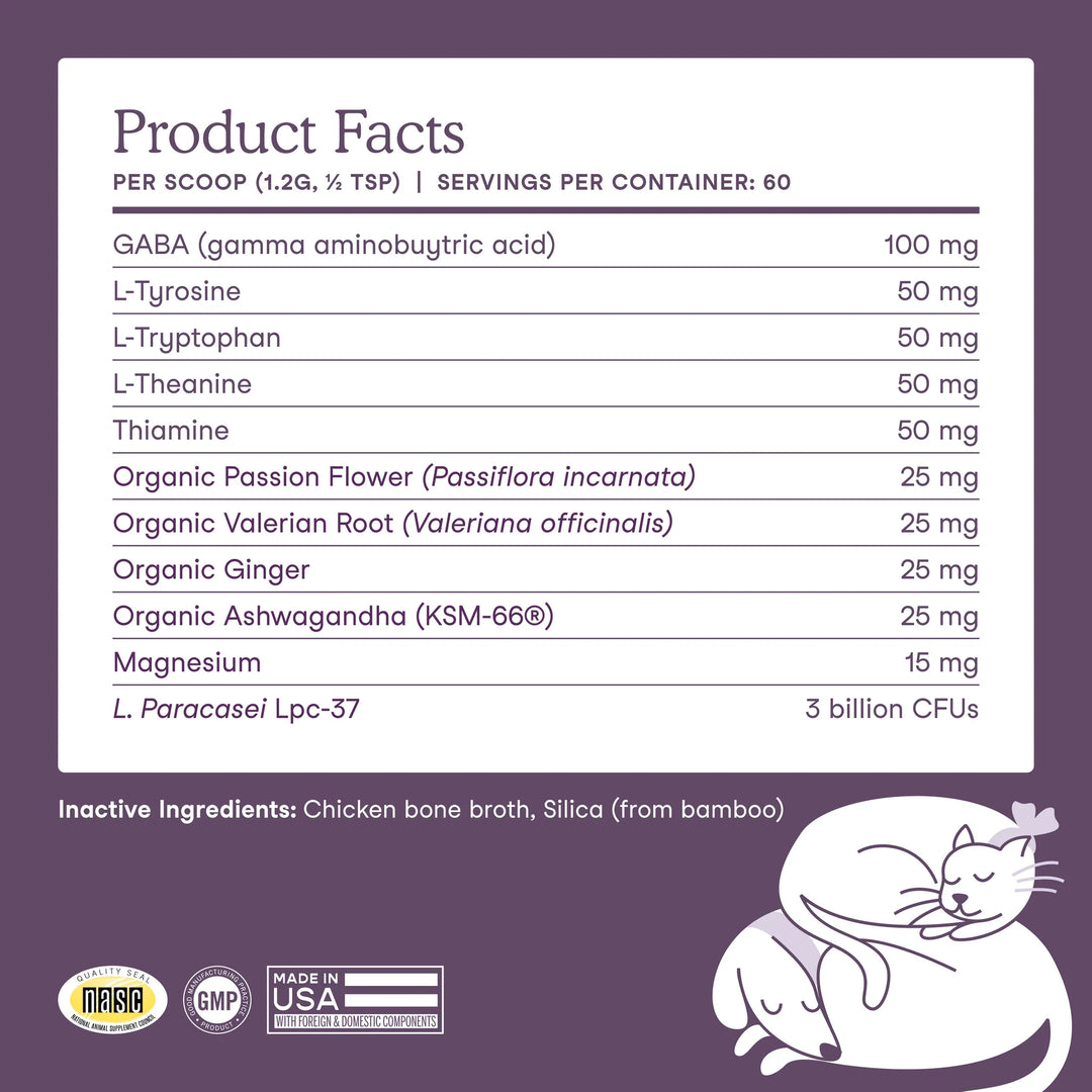 Fera Pets Calming Support for Dogs and Cats (72g)