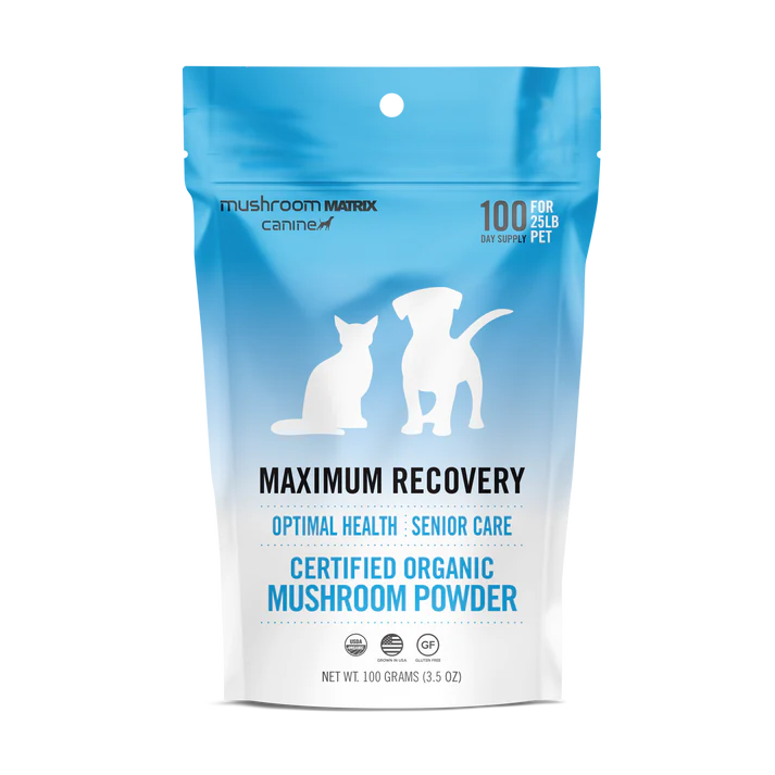 Mushroom Matrix Canine MRM Maximum Recovery Matrix - For Seniors & Pets in Need