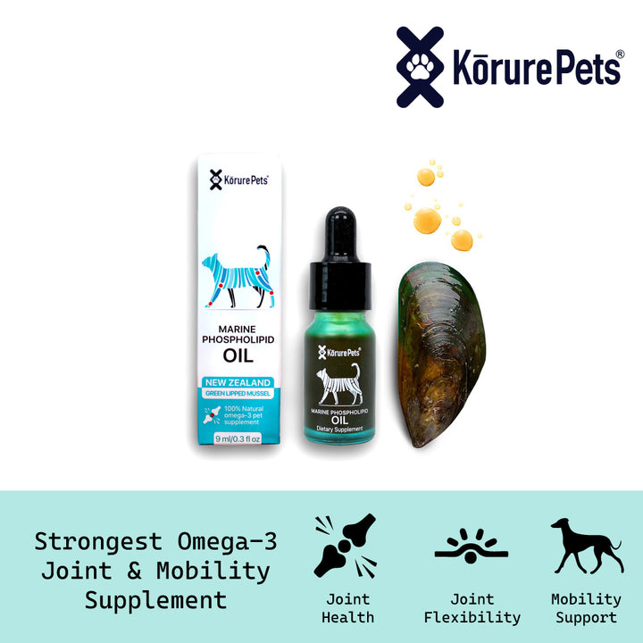 Kōrure Pets Cat Marine Phospholipid Oil (Joint Health) - 9ml Oil