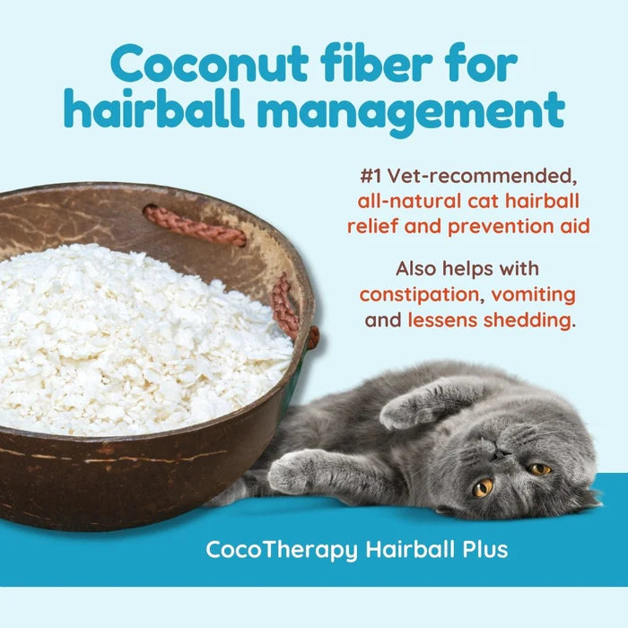 CocoTherapy® Organic Hairball Plus (198g) - Hairball management for cats & kittens