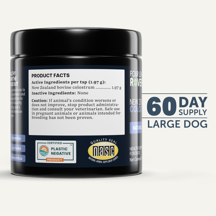 Four Leaf Rover New Zealand COLOSTRUM for Dogs (29.5g)
