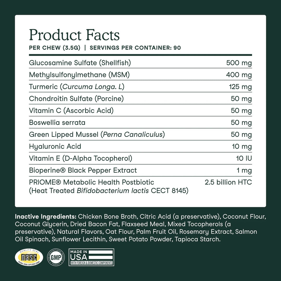 Fera Pets Hip & Joint for Dogs (11.1oz - 315g)