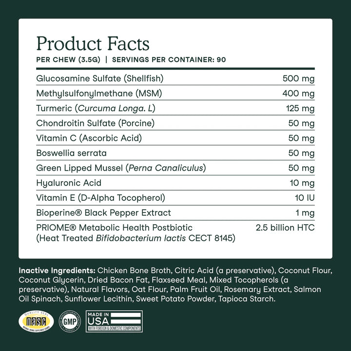 Fera Pets Hip & Joint for Dogs (11.1oz - 315g)