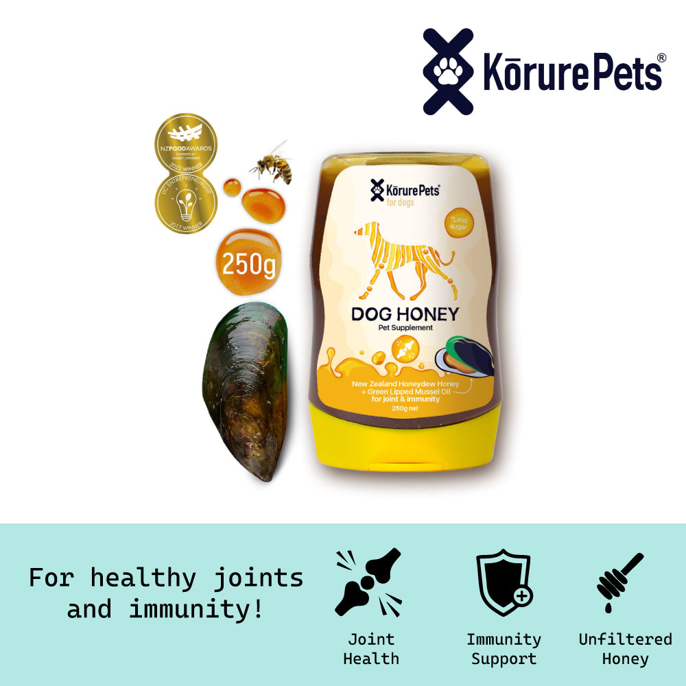 Kōrure Pets Dog Honey + Mussel Oil (Joint Health) - 250g