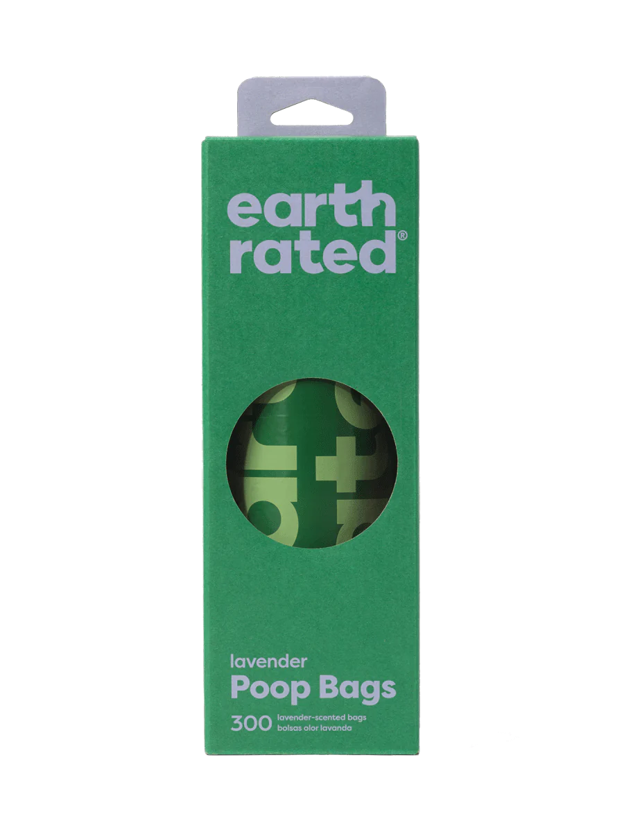 Earth Rated 300 Bags on a Large Single Roll (Lavender-Scented)