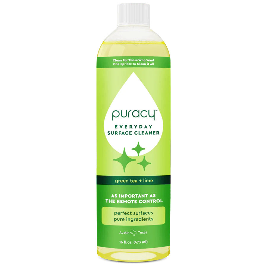 [New Look!] Puracy Natural Surface Cleaner Concentrate - Organic Lemongrass / Green Tea & Lime (473ml)