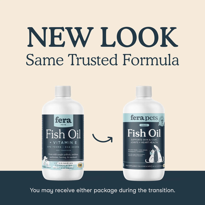 Fera Pets Fish Oil for Dogs and Cats (236.5ml / 473ml)