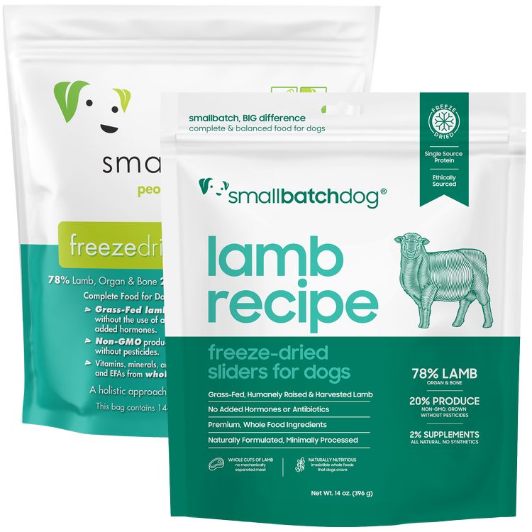 Smallbatch - Sliders Freeze Dried Raw Meals - Lamb (14 oz - 396.9g)
