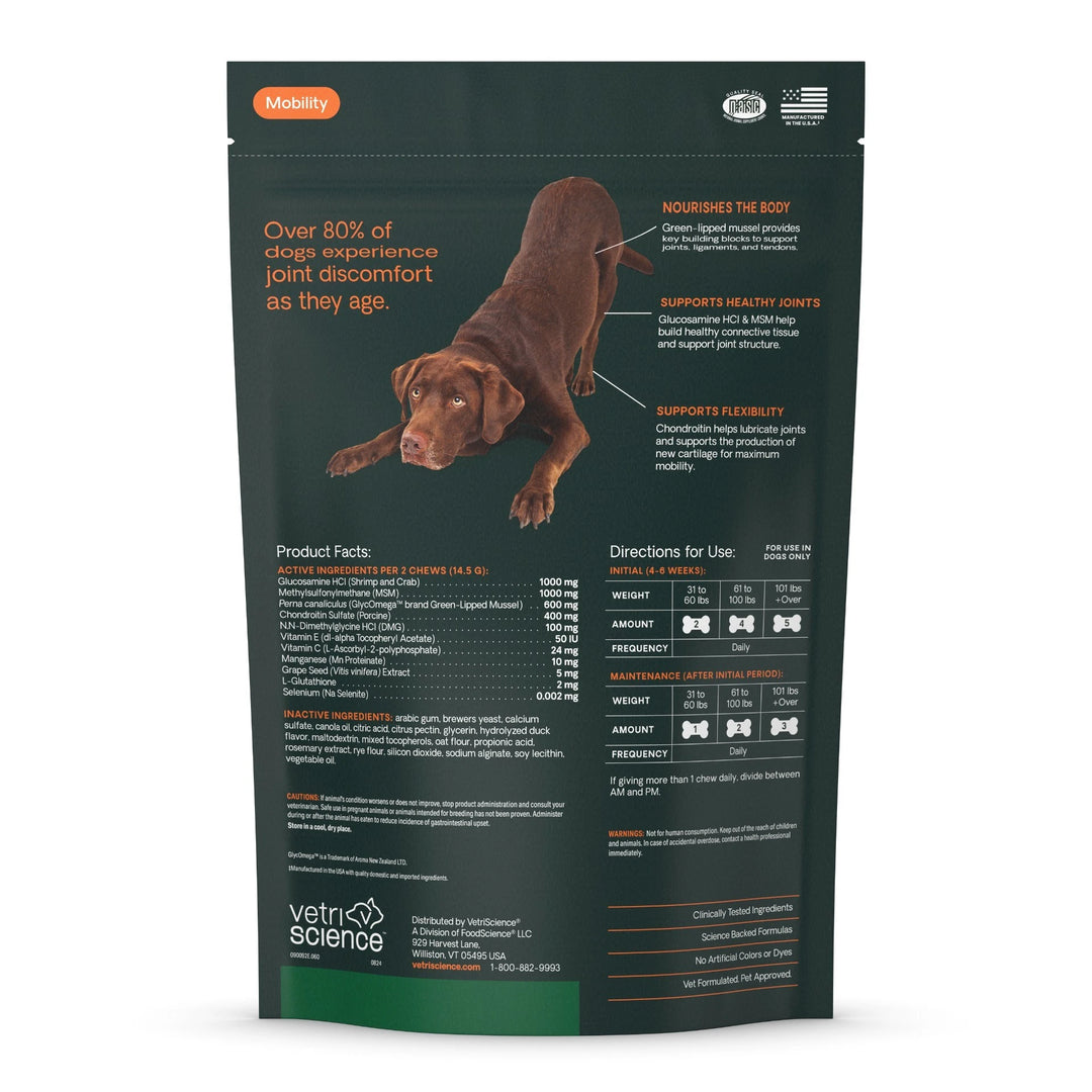 VetriScience Ultimate Strength Healthy Hip & Joint for Dogs - formerly GlycoFlex Plus Hip & Joint Supplement for Dogs