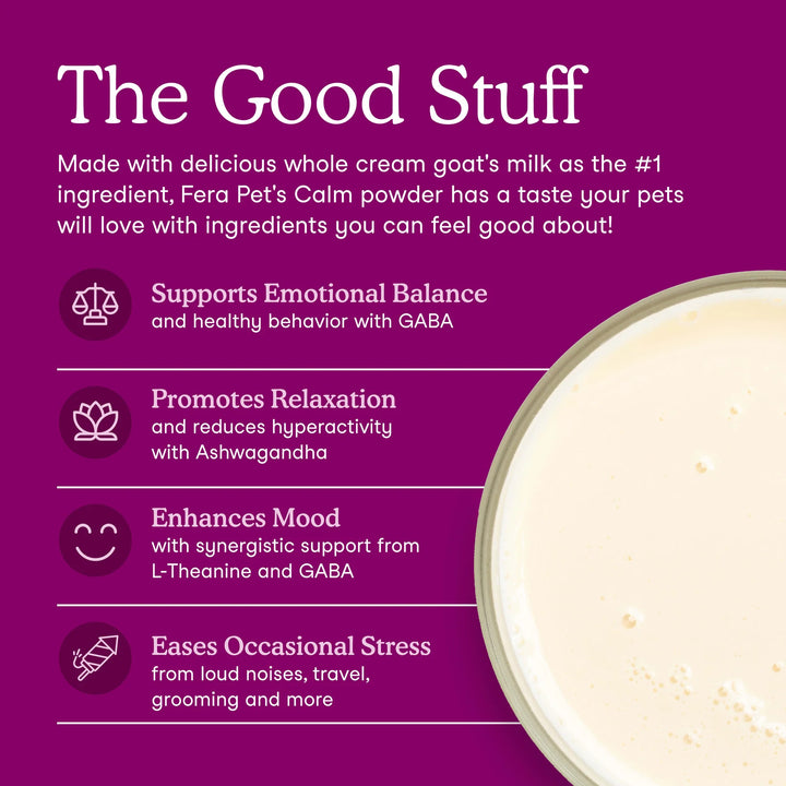 Fera Pets Calm Goat Milk Topper (180g)