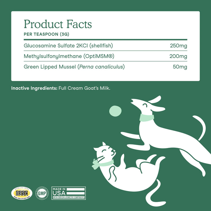 Fera Pets Hip + Joint Goat Milk Topper (180g)