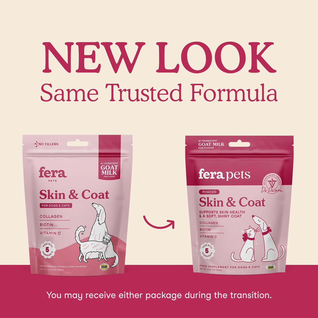 Fera Pets Skin + Coat Goat Milk Topper (180g)