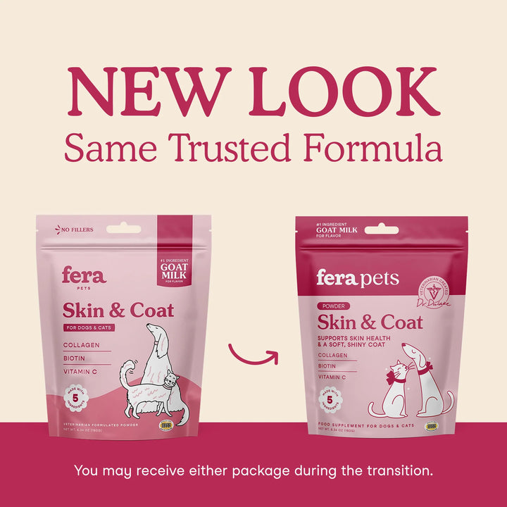 Fera Pets Skin + Coat Goat Milk Topper (180g)