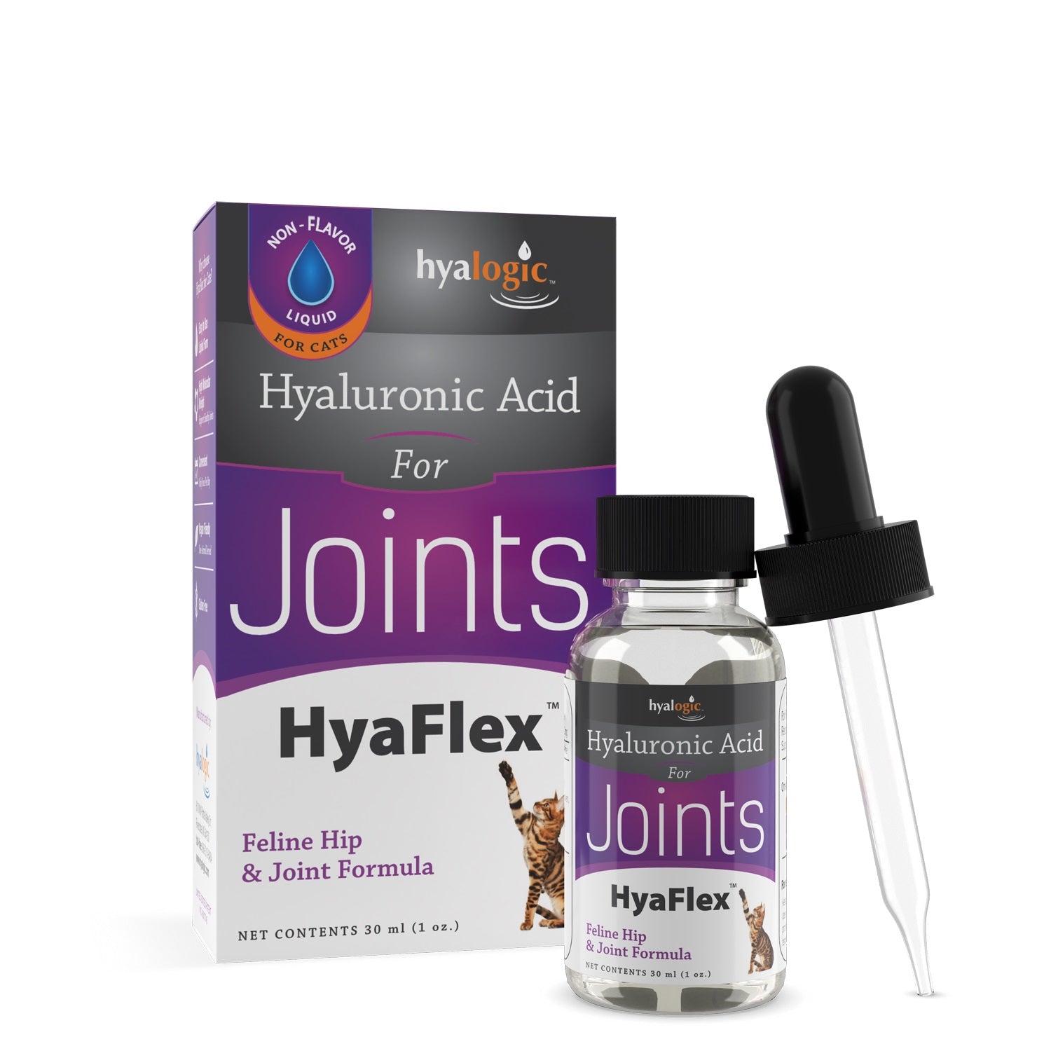 Hyalogic HyaFlex for Cats - Feline Hip and Joint Formula (30 ml ...