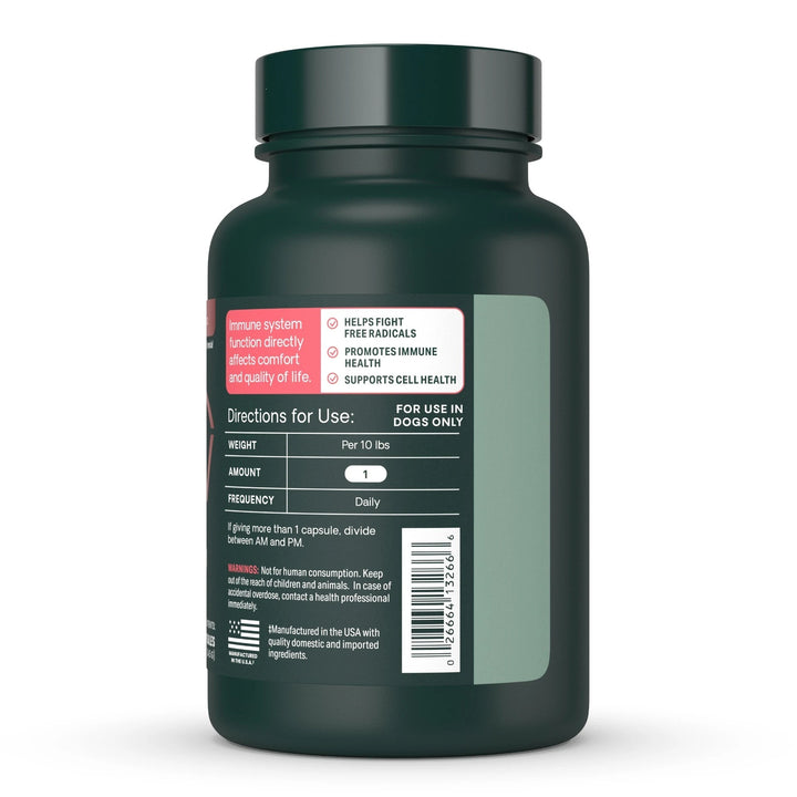 [NEW LOOK!] VetriScience Immunity Health for Small Dogs, formally known as Immune Plus - Immunity Support for Small Dogs (60 capsules)