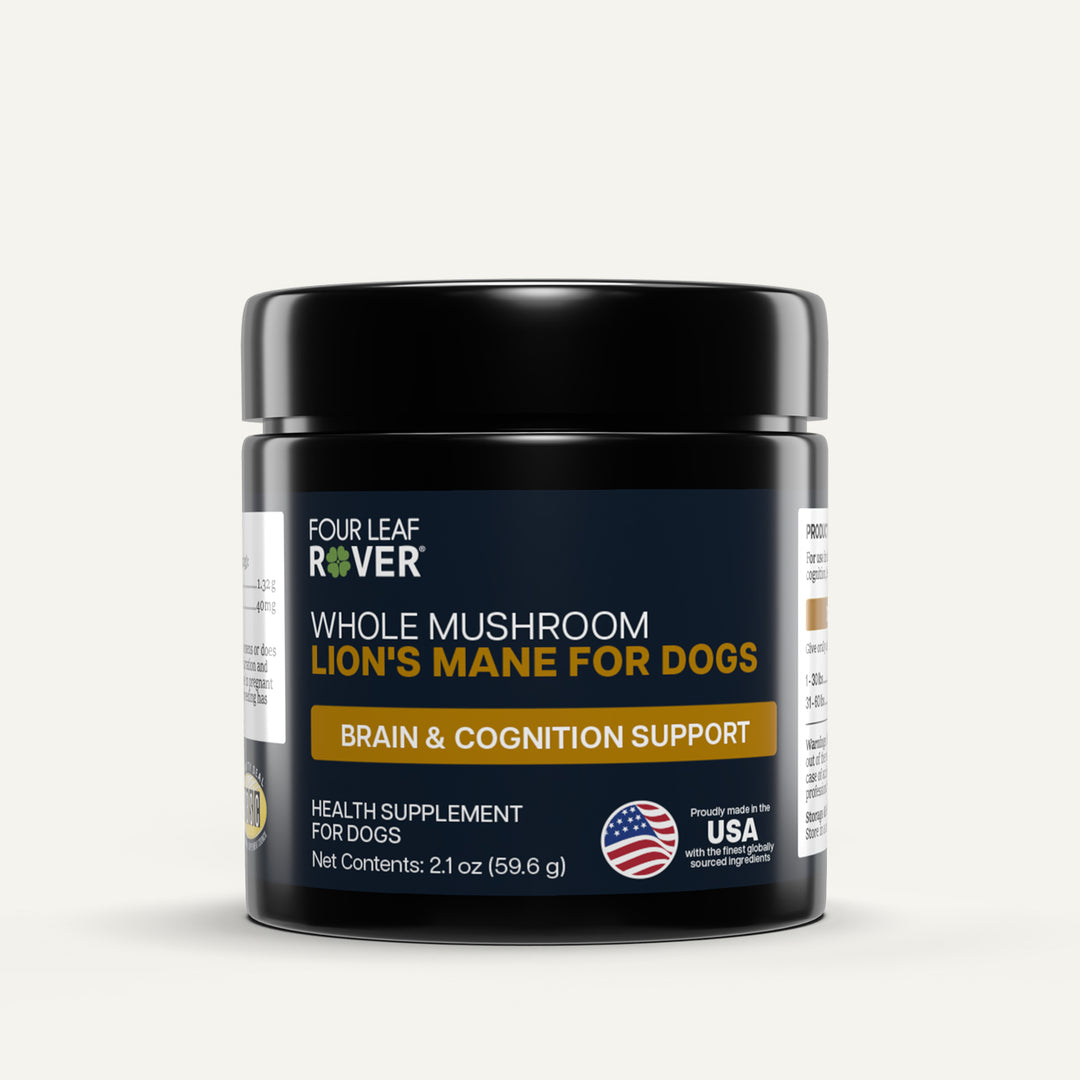 Four Leaf Rover Lion's Mane for Dogs - Organic Mushroom Extract (59.6g)