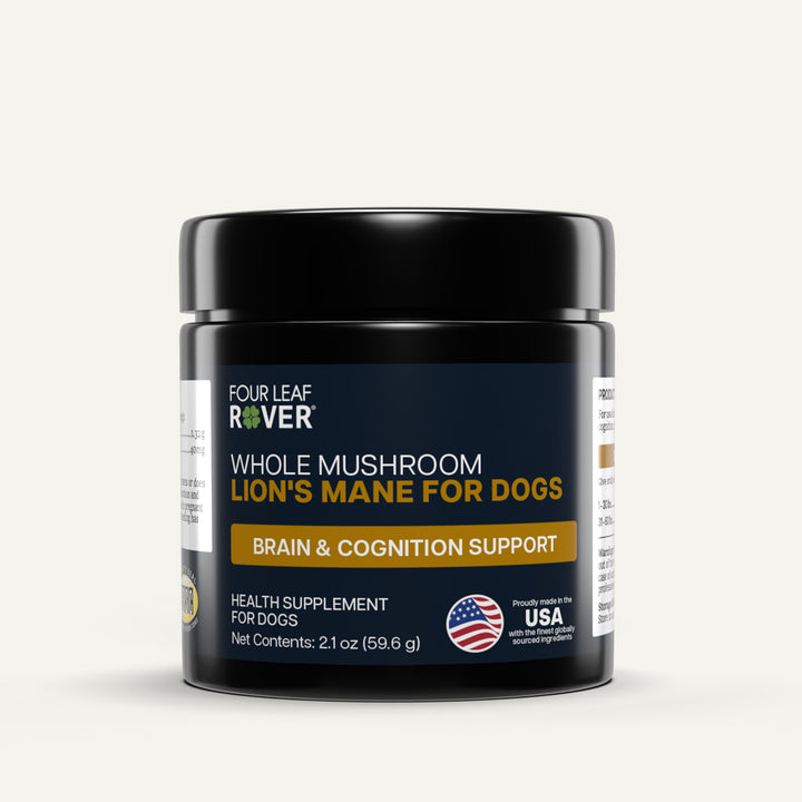 Four Leaf Rover Lion's Mane for Dogs - Organic Mushroom Extract (59.6g)