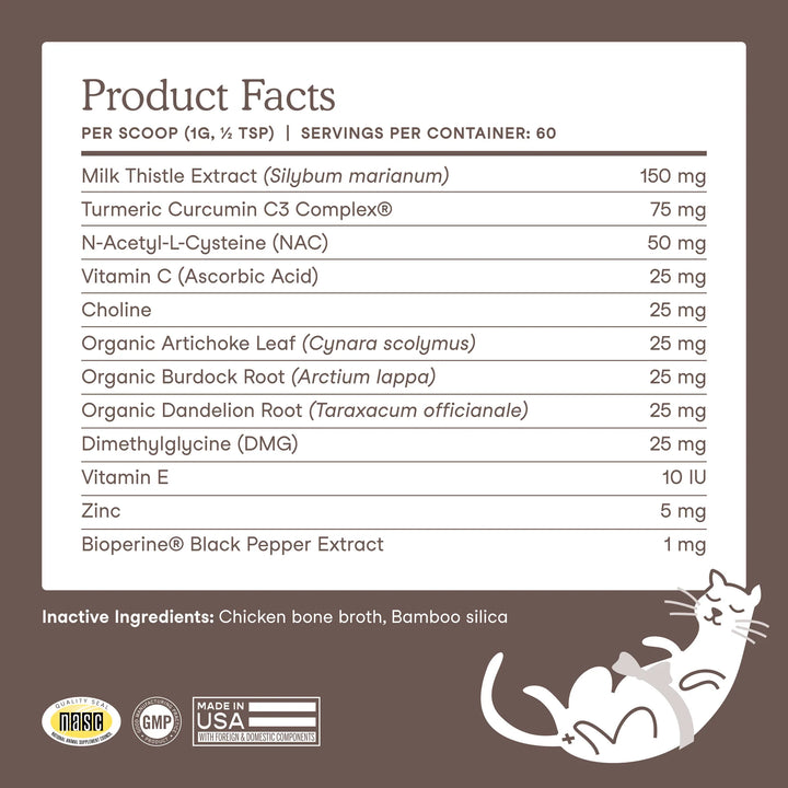 Fera Pets Liver Support for Dogs and Cats (72g)