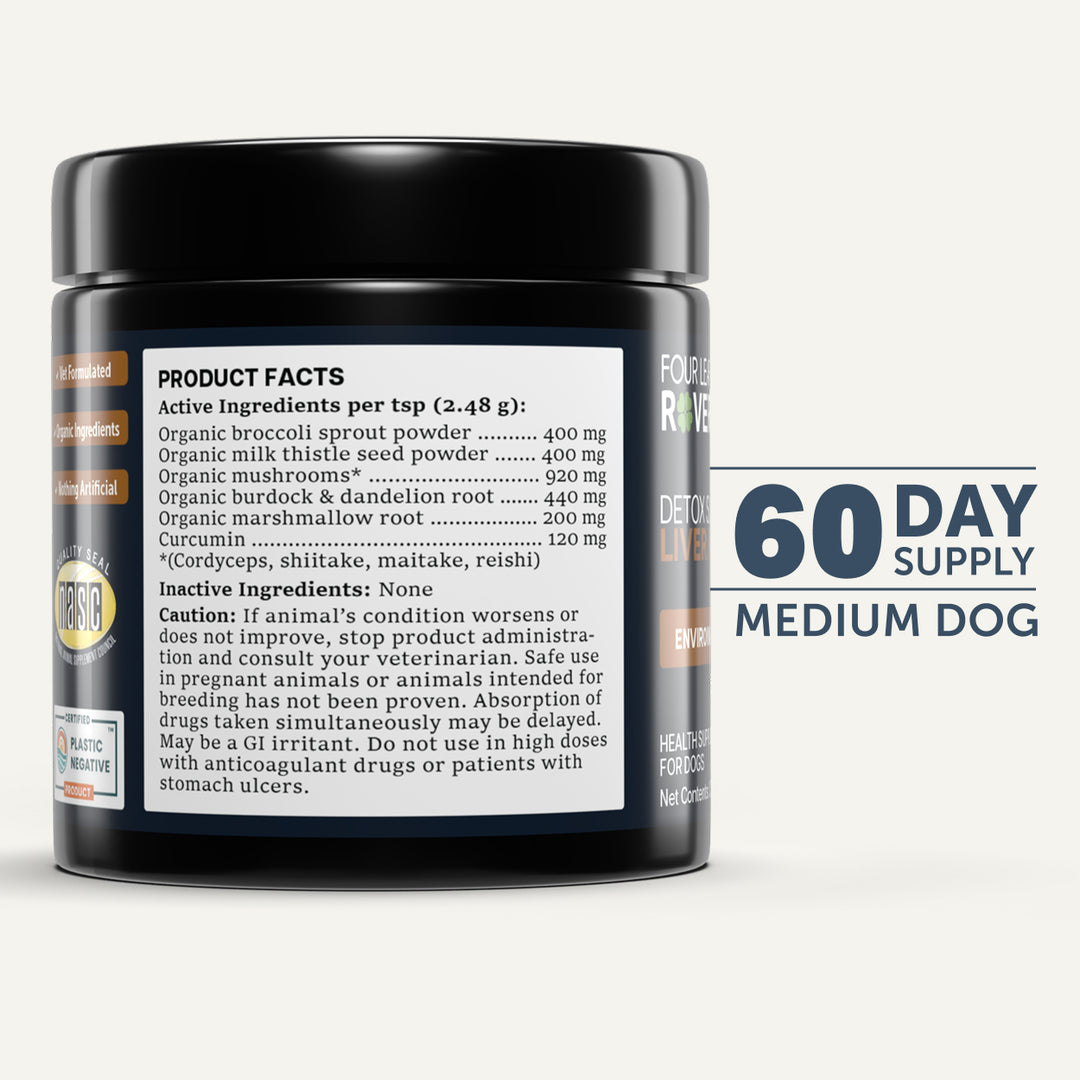 Four Leaf Rover Liver/Kidney Clean (37.2g) - Detox Support for Dogs