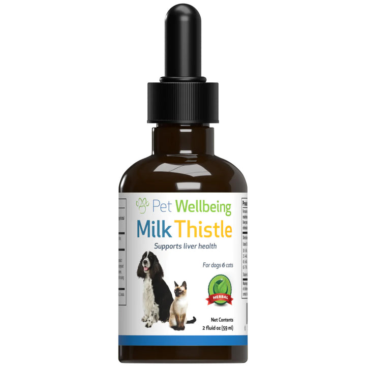 Pet Wellbeing - Milk Thistle - for Healthy Liver Function in Cats & Dogs