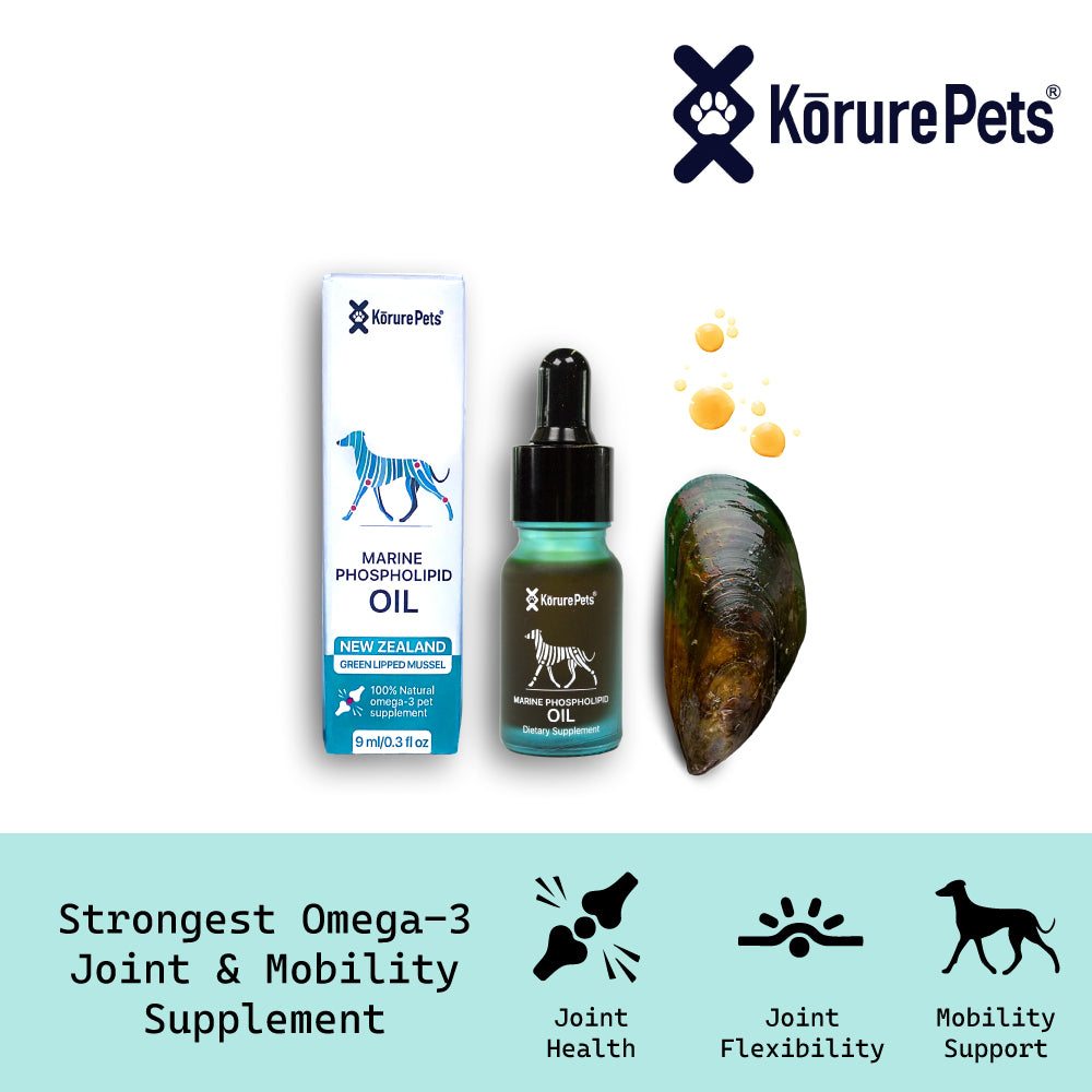 Kōrure Pets Dog Marine Phospholipid Oil (Joint Health)  - 9ml Oil