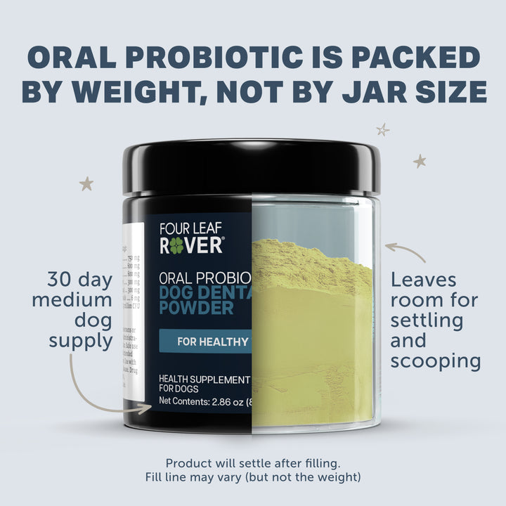 Four Leaf Rover Oral Probiotics Dog Dental Powder (81g)