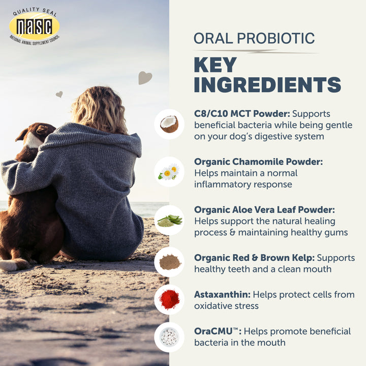 Four Leaf Rover Oral Probiotics Dog Dental Powder (81g)