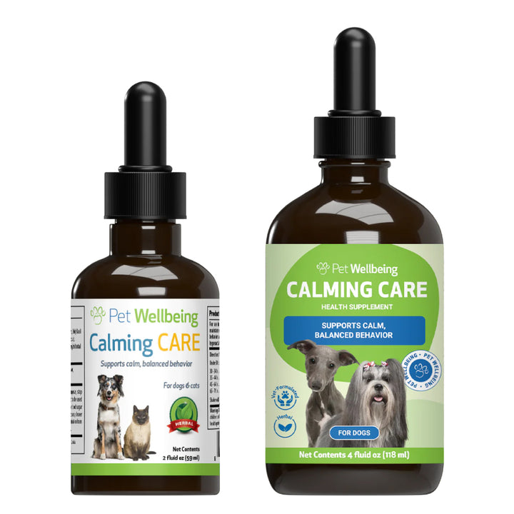 Pet Wellbeing - Calming Care - for Cat & Dog Anxious Behavior (2fl oz / 4fl oz)