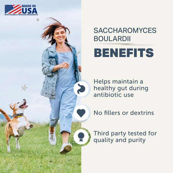 Four Leaf Rover Saccharomyces Boulardii Probiotic Yeast for Dogs (51g)