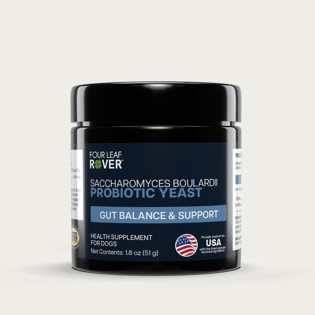 Four Leaf Rover Saccharomyces Boulardii Probiotic Yeast for Dogs (51g)