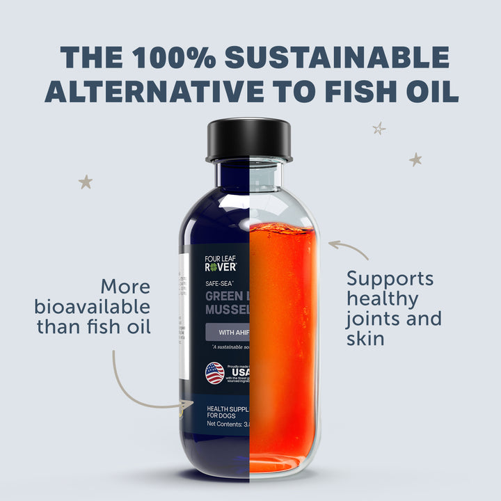 Four Leaf Rover SAFE-SEA: Green Lipped Mussel Oil For Dogs (113ml)
