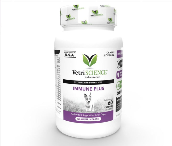 VetriScience Immune Plus - Immunity Support for Small Dogs (60 capsules)
