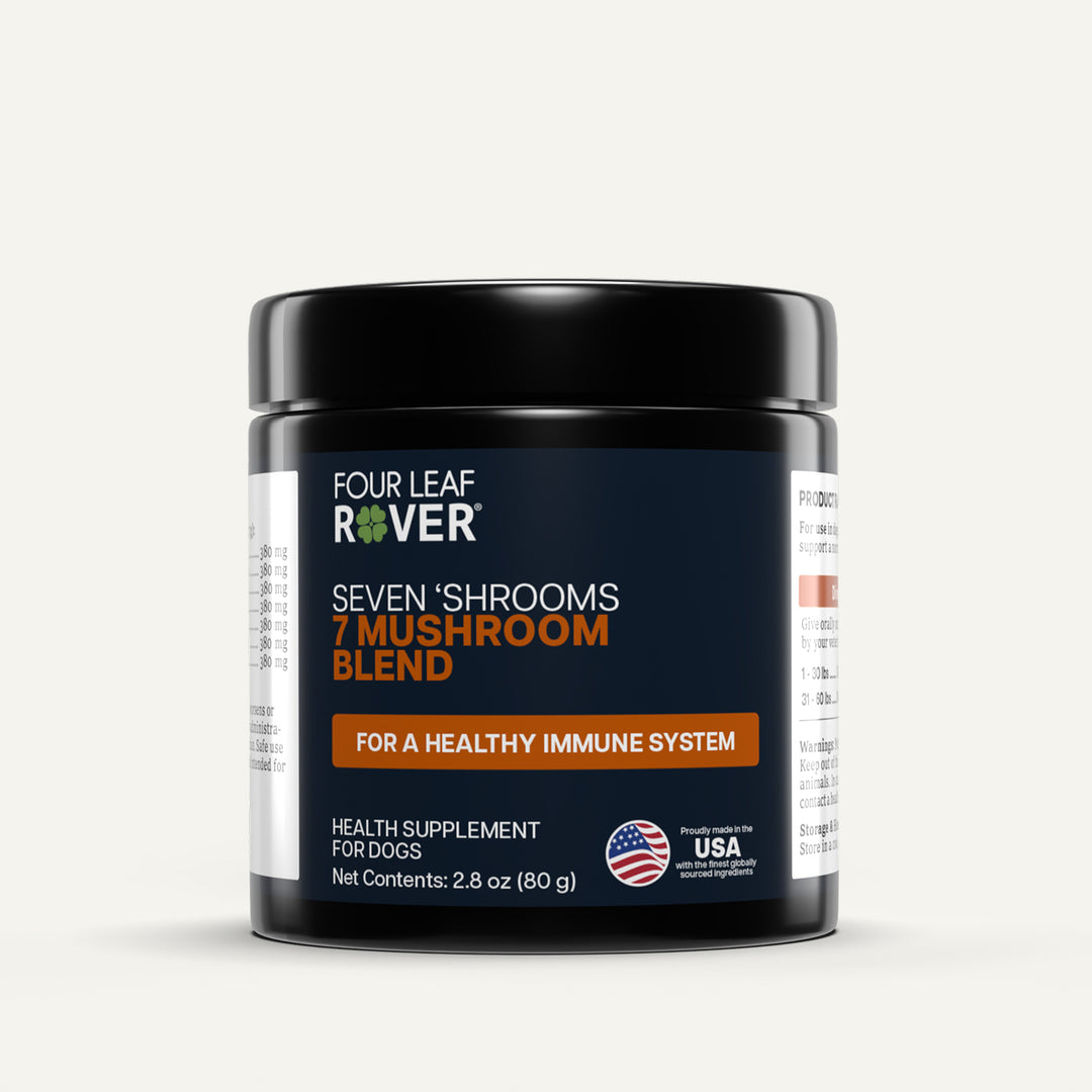 Four Leaf Rover SEVEN SHROOMS for Dogs. 7 Mushroom Blend (80g)