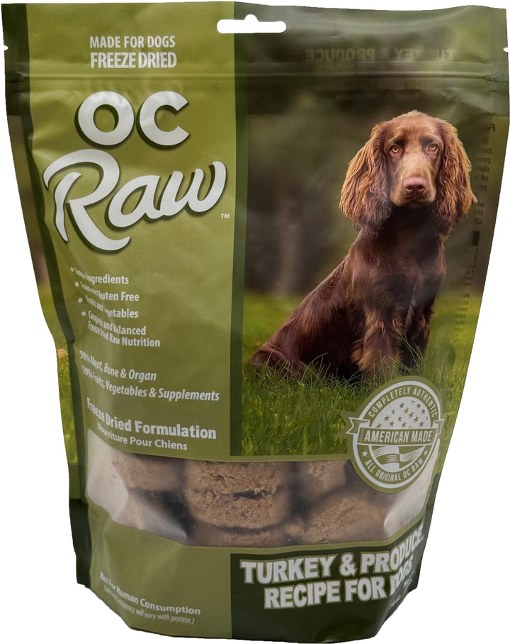 OC Raw - Freeze Dried Raw - Turkey & Produce Sliders (14 oz - 396g)