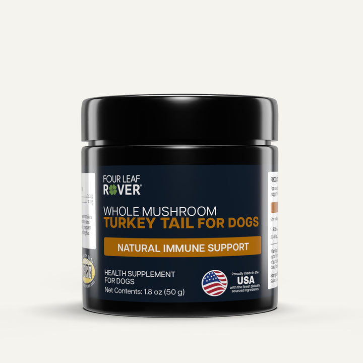 Four Leaf Rover TURKEY TAIL MUSHROOM for Dogs (50g) Whole Mushroom