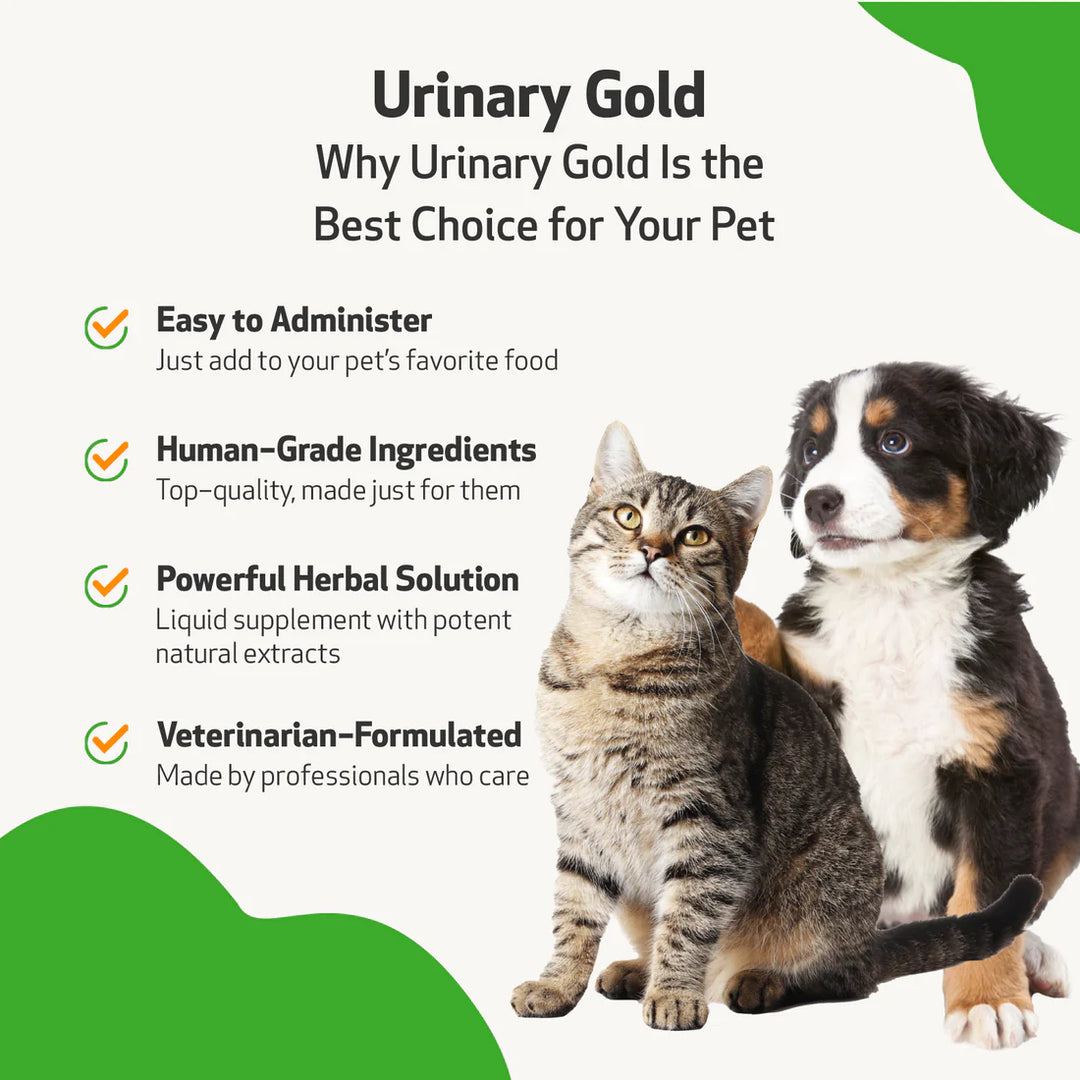 Pet Wellbeing - Urinary Gold - for Canine & Feline Urinary Tract Health