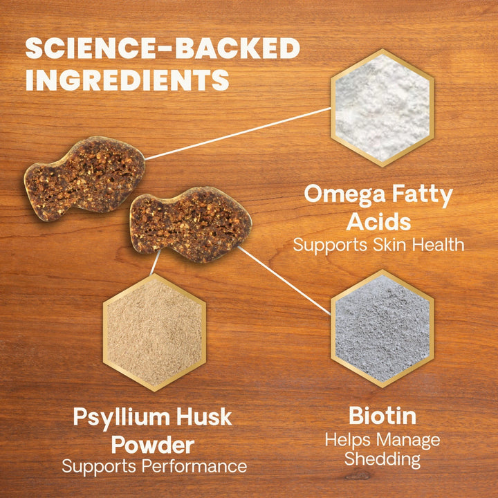 [NEW LOOK!] VetriScience Hairball Control Supplement for Cats (60 chews)